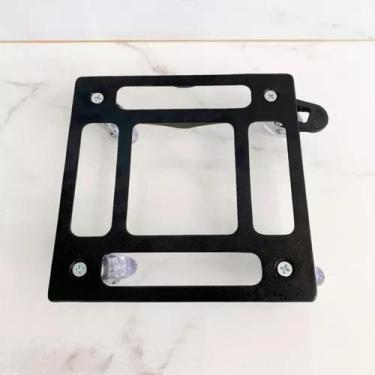 Imagem de Suporte De Vaso de 25cm Com 4 Rodinhas De Gel Silicone Em Aluminio Qua