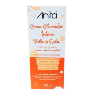 Imagem de Creme Clareador Íntimo Axilas Virilha Bioex whiteplex 60ml - Anita