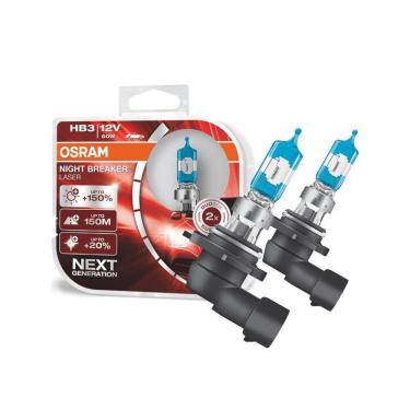 Imagem de Lampada Osram Hb3 12V 55W Night Breaker 150%+ Luz Par