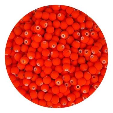 Imagem de Miçanga 200un Bola Emborrachada 6mm Artesanato Pulseira - DEZdeDEZ, La