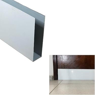 Imagem de Salva Porta Espessura 3,5cm x 18cm Altura Branco (80cm)