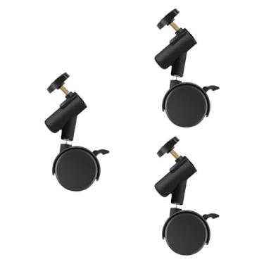 Imagem de AsrMyjcx 3x Rodas de suporte de luz de luz giratória selfie transmissões em pé de vídeo Tomando gravação profissional streamings ao vivo, 19 Milímetros