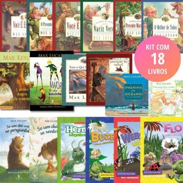 Imagem de Kit Max Lucado Infantil Coleção Completa - (18 Livros) - Thomas Nelson