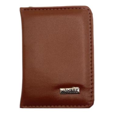 Imagem de Porta-Cartão Slim material sintético RFID 3 Cartões CNH Notas Compacto