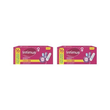 Imagem de Absorvente Intimus Interno Com16 Medio - Kit C/2Un