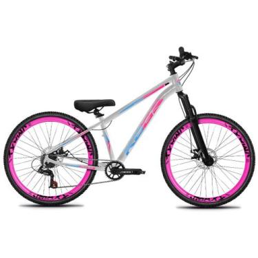 Imagem de Bicicleta Aro 29 KOG 1X7 Tipo Freeride Viking Hupi Gios, Prata, Adesiv