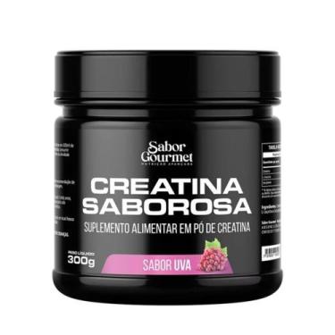 Imagem de Creatina Saborosa 300 Gramas Uva Sabor Gourmet Nutrição Avançada