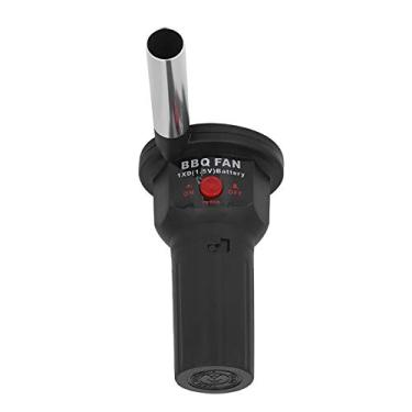 Imagem de Ventilador de ar para churrasco ao ar livre, ventilador elétrico portátil mini grelha soprador de ar portátil com cabo USB para lareira churrasco piquenique caminhadas acampamento fogão chaminé acessórios ferramenta