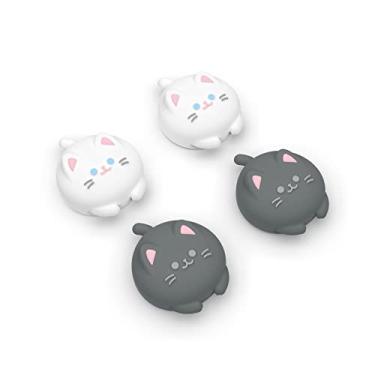 Imagem de PlayVital Joystick Caps for Nintendo Switch, Thumbstick Caps for Switch Lite, Analog Cover for OLED Joycon Thumb Grips - Cutie Kitty