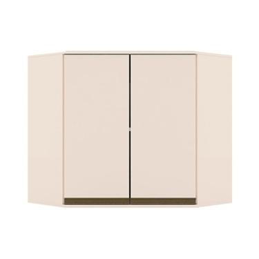 Imagem de Módulo Cozinha Henn Connect Armário Canto Oblíquo 2 Portas 83cm Off White