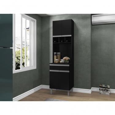 Imagem de Paneleiro Duplo Balcão Compacto Andreia Preto