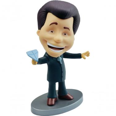 Imagem de Boneco Fandom Colecionável Acrilico Original Silvinho Com Avião