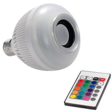 Imagem de Lâmpada Led Musical Bluetooth Rgb Controle Remoto .