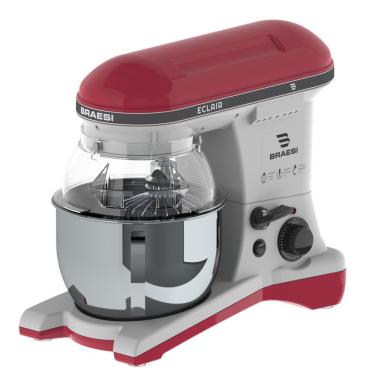 Imagem de Batedeira Planetária Braesi 5 Litros Eletrônica Red Velvet Bivolt Bp-500 Eclair