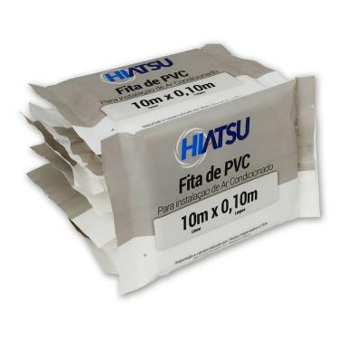 Imagem de Fita Pvc S-adesivo 100mm X 10m Para Tubo 50 Unidades