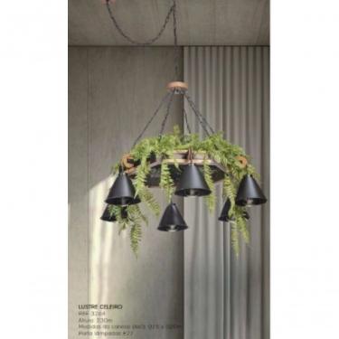 Imagem de Madelustre Pendente Celeiro Roda De Carroca 3264 P- 6lamp **