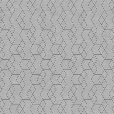 Imagem de Papel De Parede Essencial Geométrico Cinza E Prata Ess1035