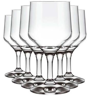Imagem de Conjunto De Taças Para Vinho Sm Buffet 260 Ml 6 Peças Transparente