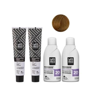 Imagem de Yamá Color Nano Infusion 8.0 Loiro Claro + OX 20V 100ml - 2 Unidades C