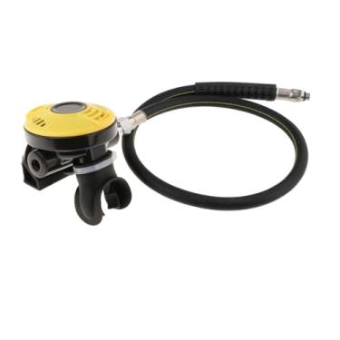 Imagem de Colaxi Regulador de mergulho autônomo de segundo estágio, acessórios de mergulho, conector profissional com bocal para mergulho com snorkel, Amarelo