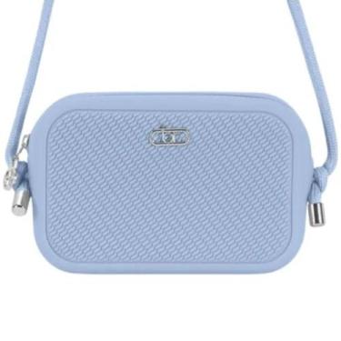 Imagem de Bolsa Beira Rio Tira Colo Cordão Transversal Elegante Feminina Azul, U