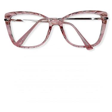Imagem de Armação Feminina para Grau 3D Cristal - MM Óculos, Rosa