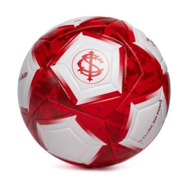 Imagem de Bola Futevôlei Dualt Inter Protech S/Costura Vermelho/Branco, Vermelho