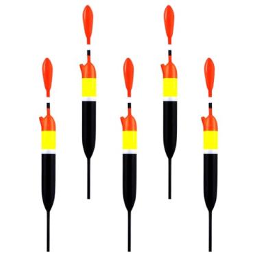 Imagem de Dr.Fish Pacote com 5 boias de pesca deslizantes boias de pesca de água doce para peixe tipo peixe peixe truta, robalo, walleye, flutuabilidade 3/453.6 g