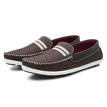 Imagem de Mocassim Dockside Esporte Fino Masculino Calce Facil Palmilha Macia Solado Biocolor Flexivel Leve Tamanho:44;Cor:Café;Gênero:Masculino;Departamento BS:Esporte