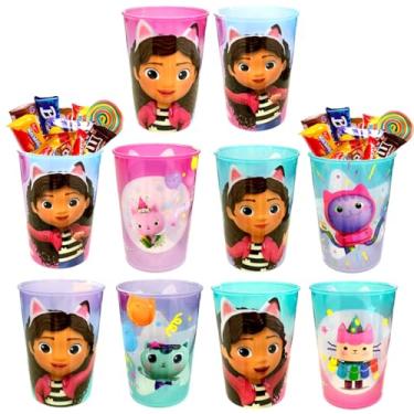 Imagem de Kit 10 Copos para Doces e Lembrancinhas a Casa Mágica da Gabby Festa Aniversário