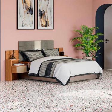 Imagem de Cabeceira 2 em 1 Casal e Queen Extensível Turmalina Kappesberg, Canela