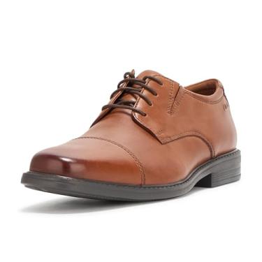 Imagem de Clarks Boné masculino Cosgrove, Couro marrom escuro, 39