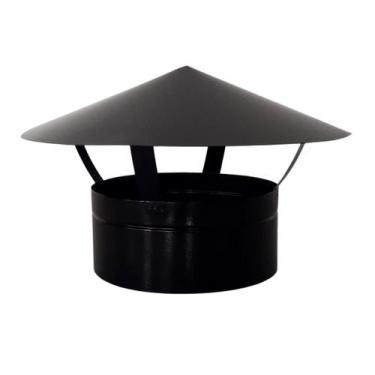 Imagem de Chapéu Chinês 11 Polegadas Chaminé Churrasqueira Preto Fo - INOX LAURI