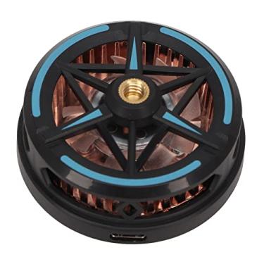 Imagem de aqxreight Cooler de Telefone Magnético Preto Com Ventilador para Streaming de Jogos e Uso Ao Ar Livre