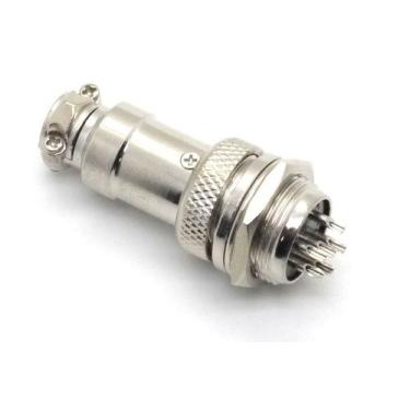 Imagem de Conector Mike 6 Vias Macho para Painel e Fêmea para Cabo JL33053/JL330