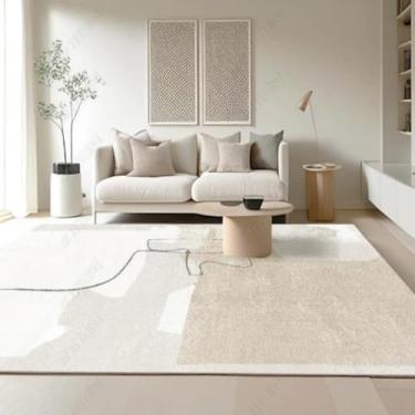 Imagem de Tapetes minimalistas para sala de estar, área ampla, estudo, luz, luxo, decoração de quarto, abstrato, tapete para casa (200x300 cm/N)