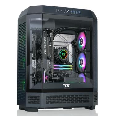 Imagem de Thermaltake Reactor 9880 Desktop para jogos (AMD Ryzen™ 7 9800X3D, memória ToughRam 32GB DDR5 6400MT/s RGB, NVIDIA® GeForce RTX™ 5080, 2TB NVMe M.2, WiFi, Windows 11) T6BK-X870-580-LCS