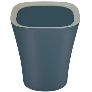 Imagem de Lixeira Basculante Euro Home Smart Polipropileno 8,5l Azul Petróleo