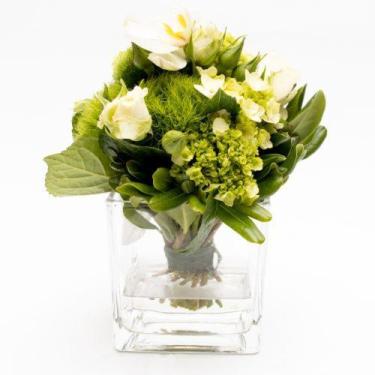 Imagem de Arranjo de Flores em Cubo de Vidro  Wendy - Une Fleur