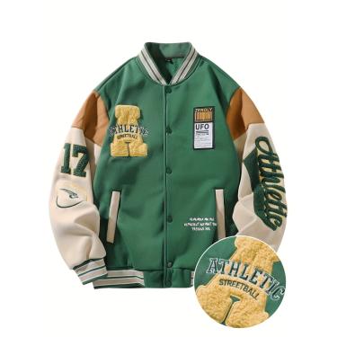 Imagem de Jaqueta Varsity Masculina com Bordado Lavvel