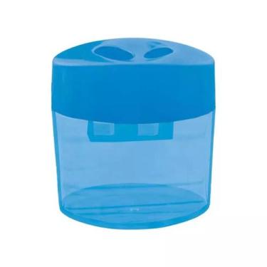 Imagem de Apontador com Depósito Escolar Duplo B2020 - Bazze, Azul
