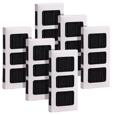 Imagem de Pacote com 6 filtros de ar de geladeira de substituição para PAULTRA2, compatível com Pure Air Ultra 2/242047805 / EAP12364179