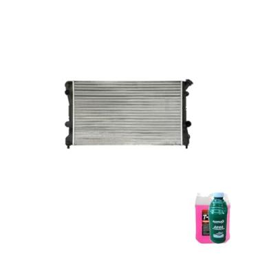 Imagem de Kit Radiador GM S10 2.2/2.4 95/12 Com Aditivo Rosa 5 Litros E Água Desmineralizada 1 Litro