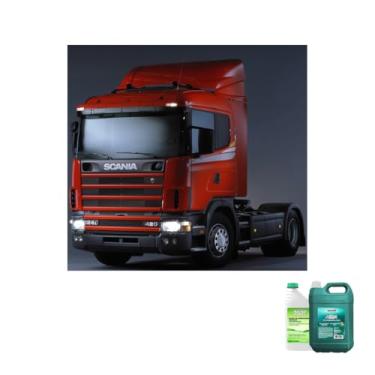 Imagem de Kit Radiador Scania 124 420 + Aditivo Radiador MWM Conc Verde 5L + Água Desmineralizada 5L