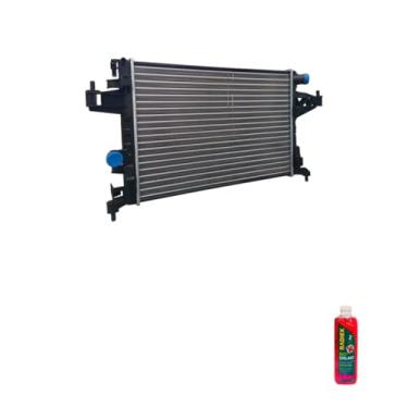 Imagem de Kit Radiador GM Agile Montana 1.4 1.8 + Aditivo Radiador RadiEx R1952 Rosa