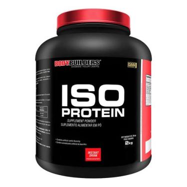 Imagem de Whey Protein Isolado Iso Protein 2kg Bodybuilders, Morango