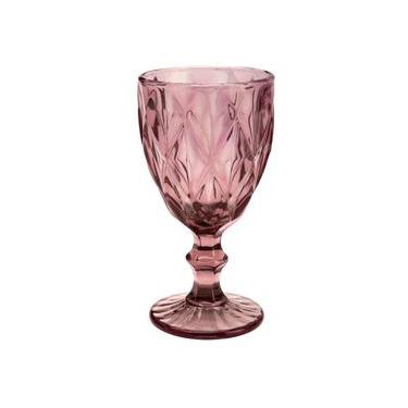 Imagem de Taça De Água Diamond 320Ml Lilás Vidro