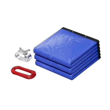 Imagem de Bothyi Acima do solo Cobertura de piscina redonda à prova de poeira Material PE espesso Instalação simples Cobertura de piscina com cabo de 100 pés À prova, 15 Pés