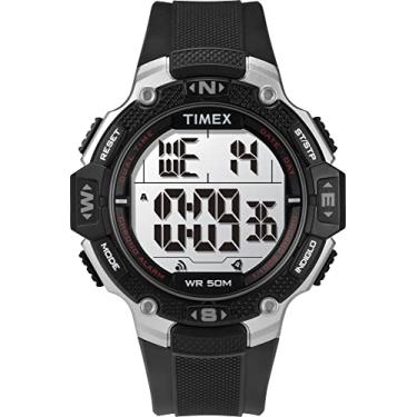 Imagem de Timex Relógio masculino DGTL robusto de 46 mm, Preto/cinza,