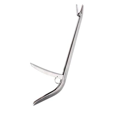 Imagem de Generic Ferramenta de Remoção de Anzol de Aço Inoxidável Fácil de Usar para Remoção Rápida para Pescadores, Prata, 11,4 X 4,3 Polegadas, 1 Peça, Acessório de Equipamento de Pesca